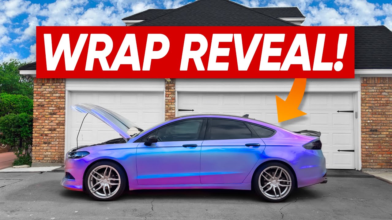 WRAPPING MY CAR IN AN INSANE CANDY COLORSHIFT!