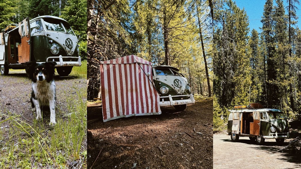 Camping in my 1961 Volkswagen Westfalia So23 | Mt Hood Summer