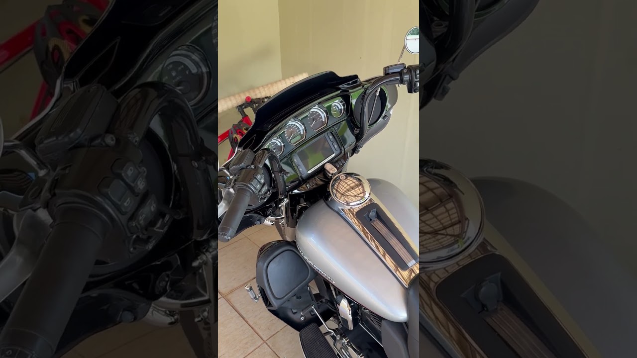 Guid&atilde;o seca-sovaco de 12 na Harley Ultra Limited - cabos #harleydavidson #ultralimited