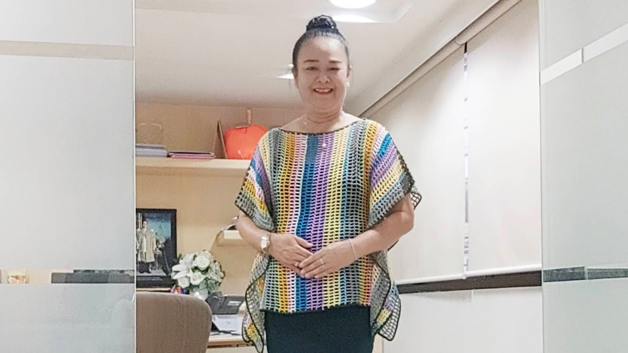 เสื้อถักโครเชต์กับบุบผาพารวย