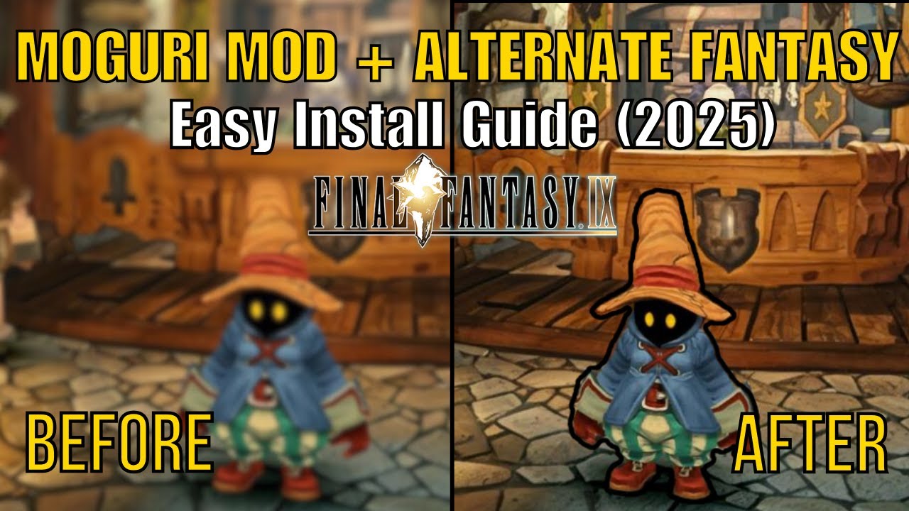 How to Install Moguri Mod & Alternate Fantasy for FF9  (No-Fluff)