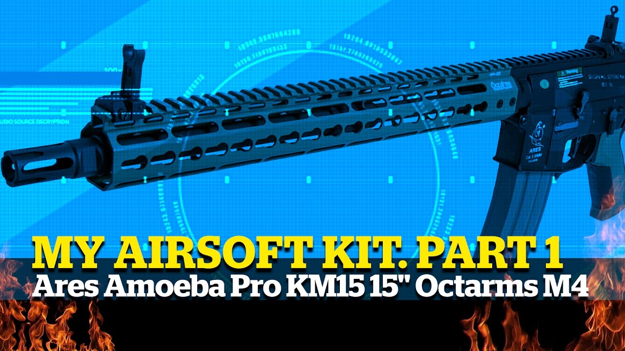 My M4 Assault Rifle ►Amoeba km15 Octarms Airsoft.