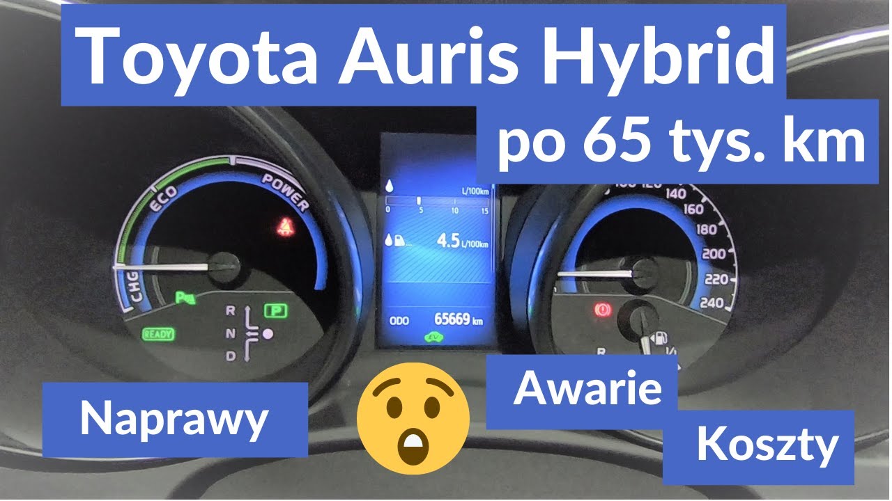 Te elementy psują się w Toyota Auris Hybrid po 65000 km - awarie, naprawy, koszty serwisu 😎