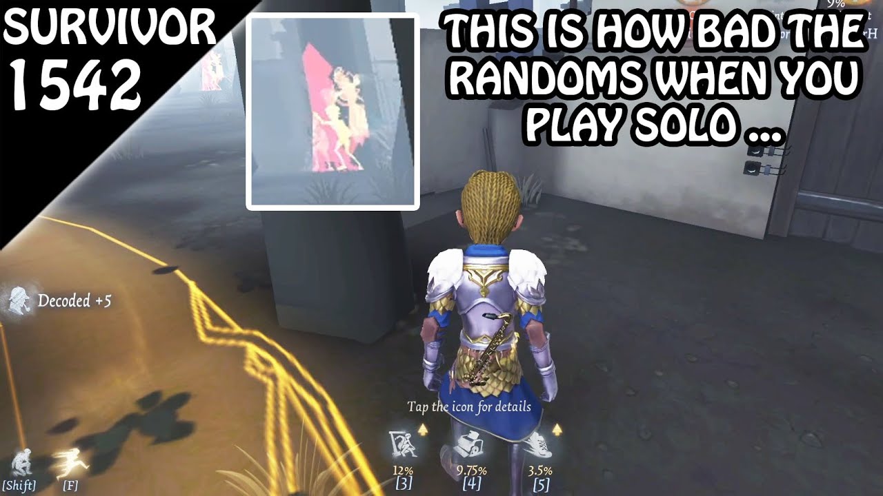 Solo Ranking Challenge (No More after this !!) - Survivor Rank #1542 (Identity v)