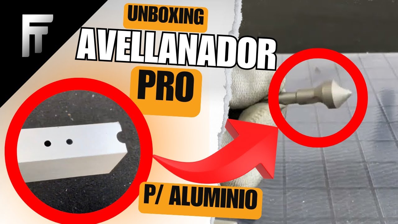 ❌Avellanador para Aluminio🔥avellanador weldon para perfiles de aluminio cómo utilizarlo?