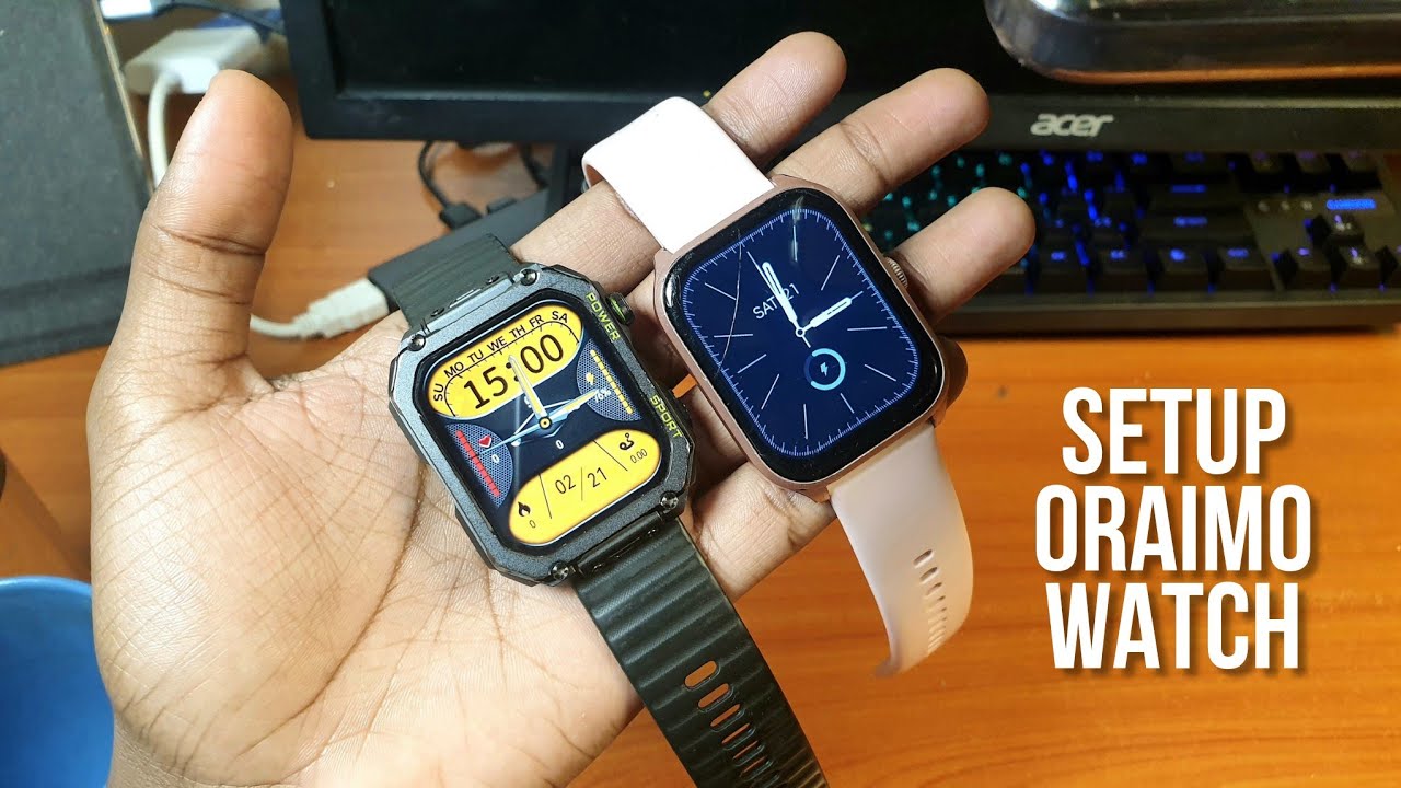 This is how you setup a new Oraimo smartwatch