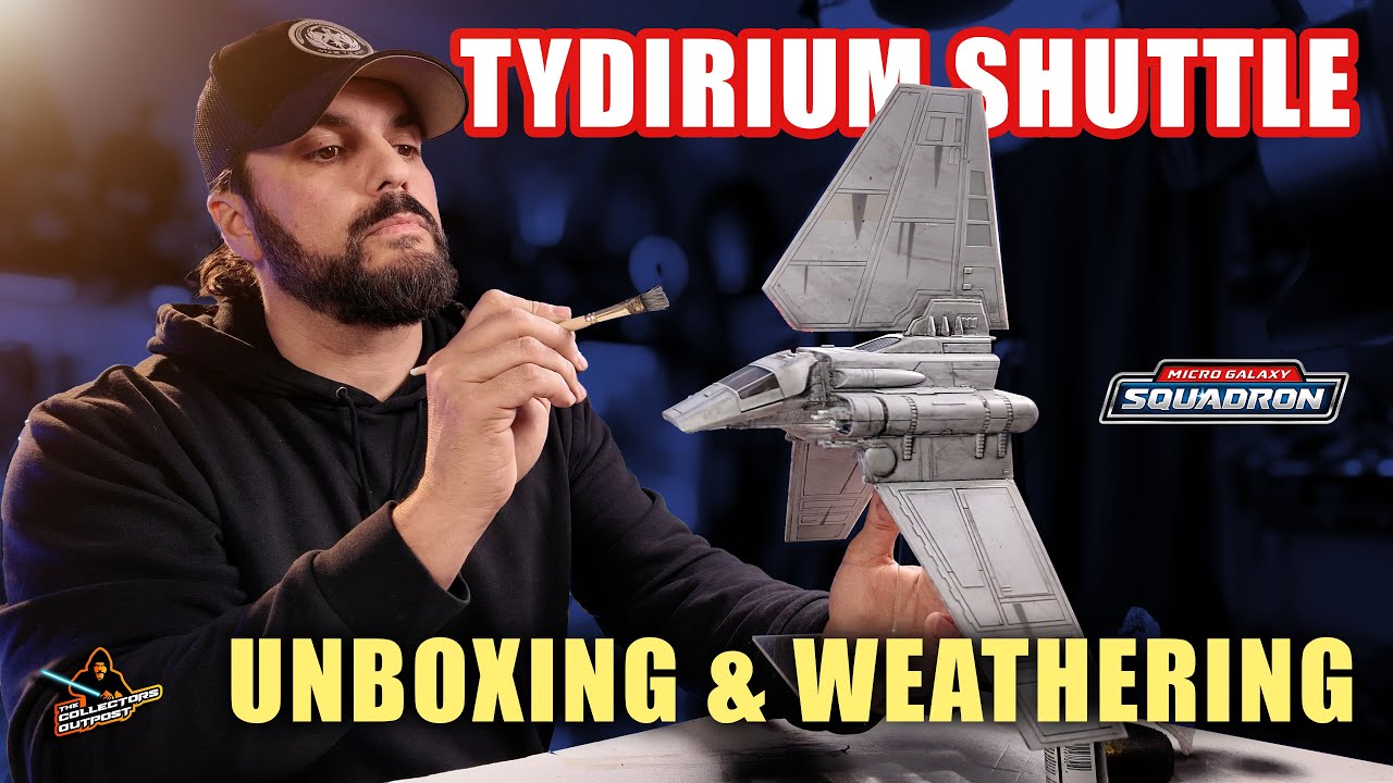 Micro Galaxys Squadron Tydirium Shuttle Unboxing & Weathering
