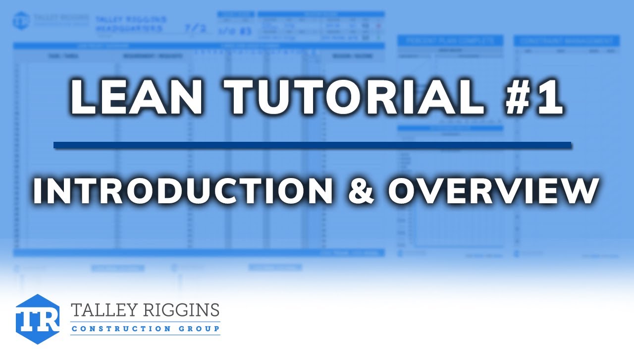 LEAN Video Tutorial Series #1 | Introduction & Overview