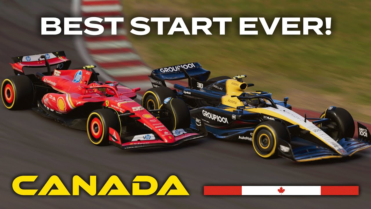 My BEST RACE START EVER!!! | F1 24 My Team Career Mode | Round 7