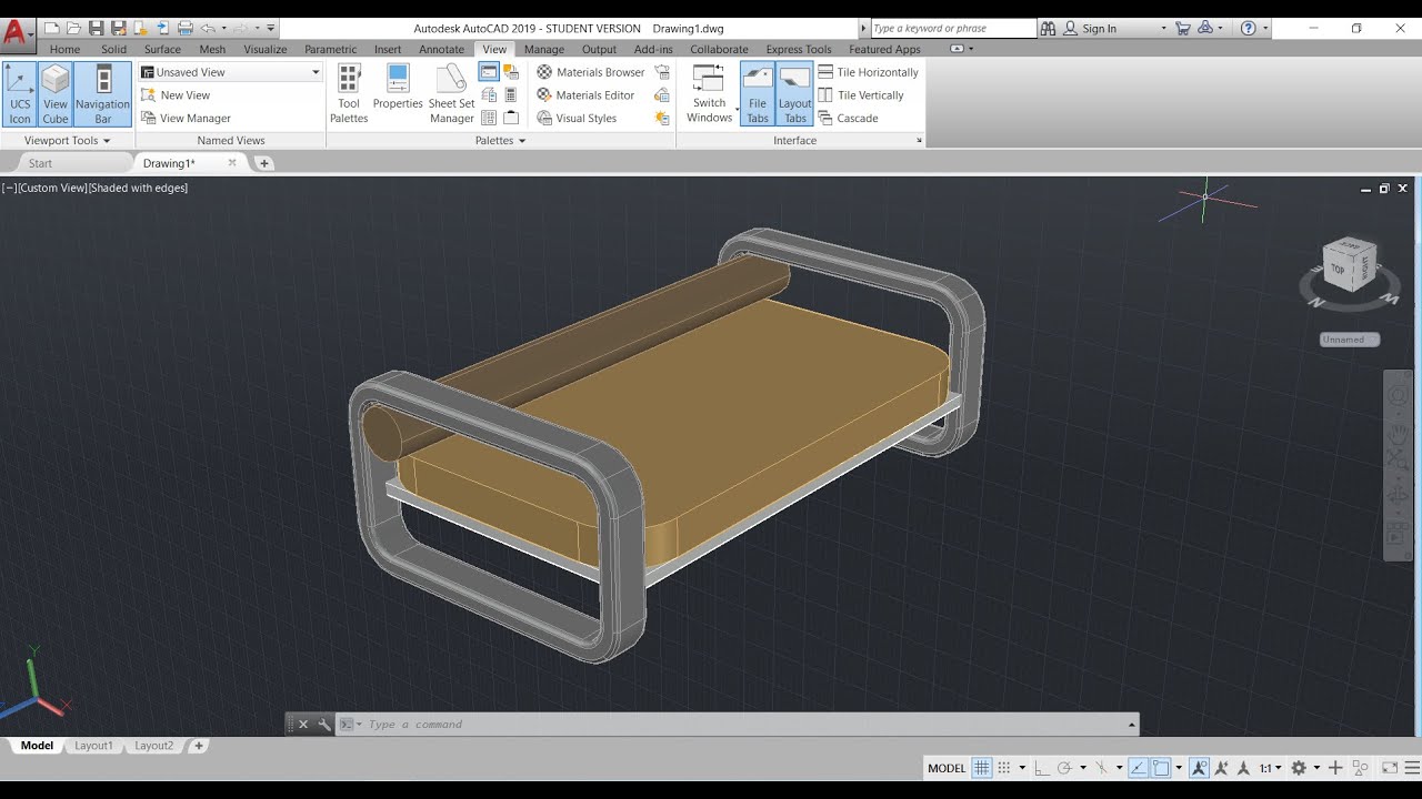 Autocad 3 Boyutlu Çizim (10) - Autocad Koltuk Tasarımı