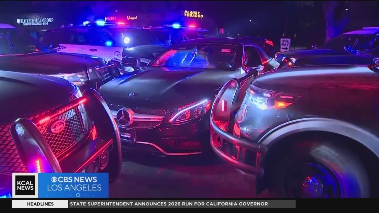Four burglary suspects arrested in Glendale after hitting nearly a dozen businesses overnight