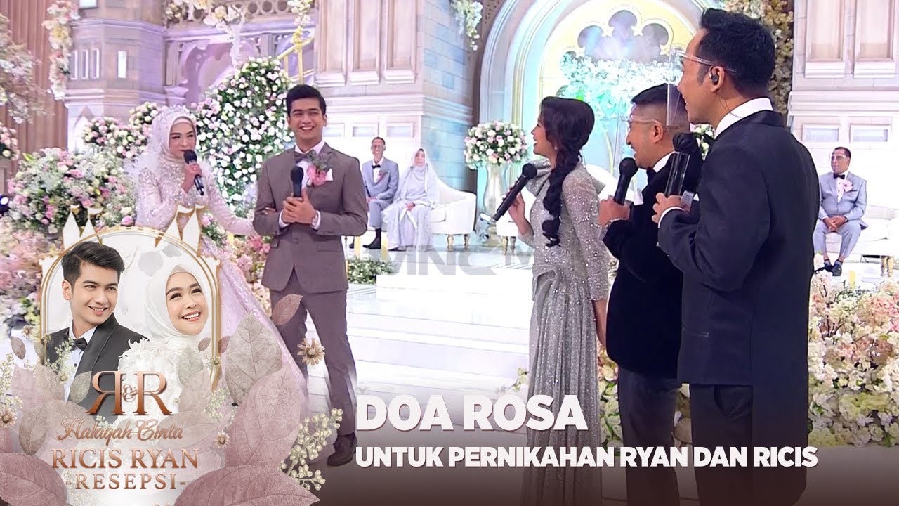 DOA TERBAIK UNTUK PERNIKAHAN RYAN DAN RICIS | HALAQAH CINTA RICIS RYAN RESEPSI