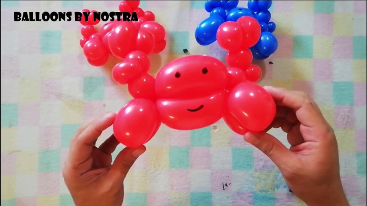 How to make Balloon crab / 1 Balloon 260Q Crab