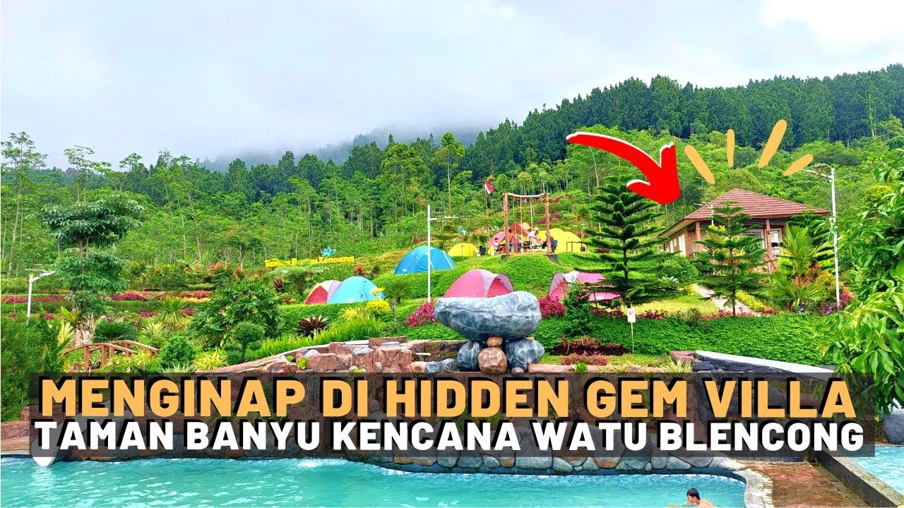Menginap Di Hidden Gem Villa Di Sekitar Purwokerto : Taman Banyu Kencana Watu Blencong