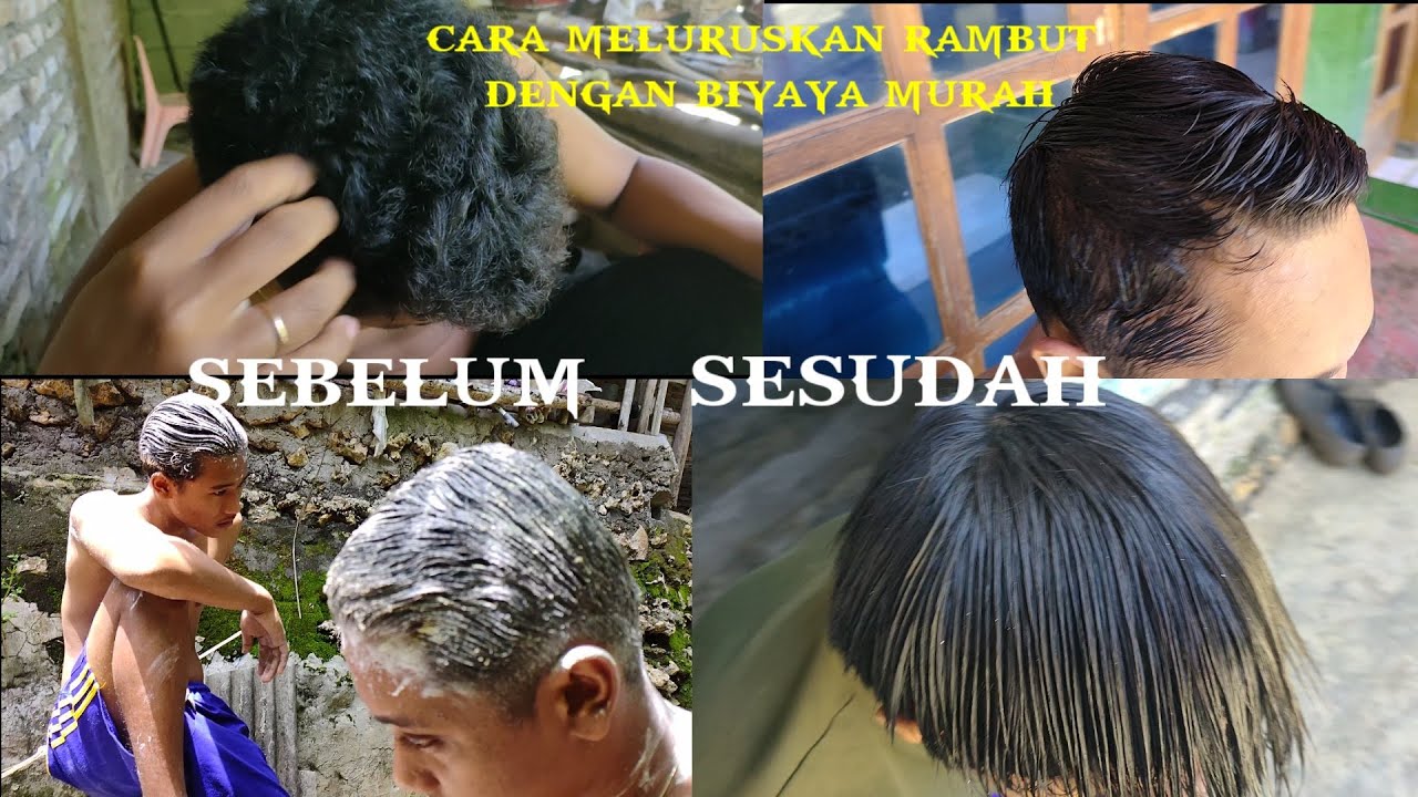 CARA MELURUSKAN RAMBUT DENGAN BIYAYA MURAH