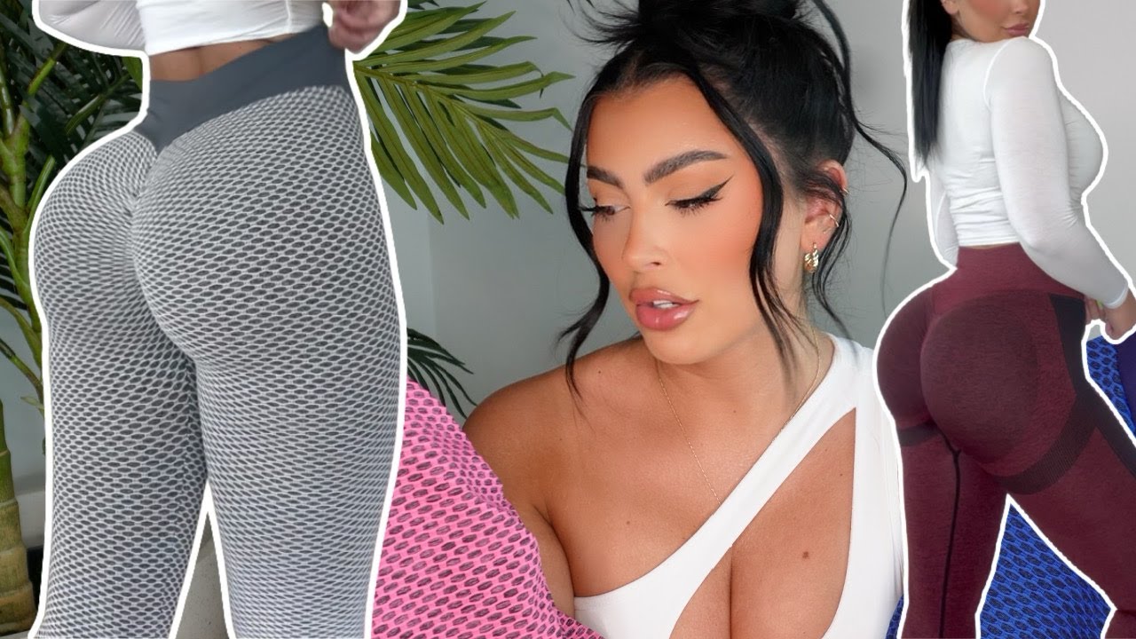 SCRUNCH LEGGINGS TRY-ON HAUL (PT2)! ♡