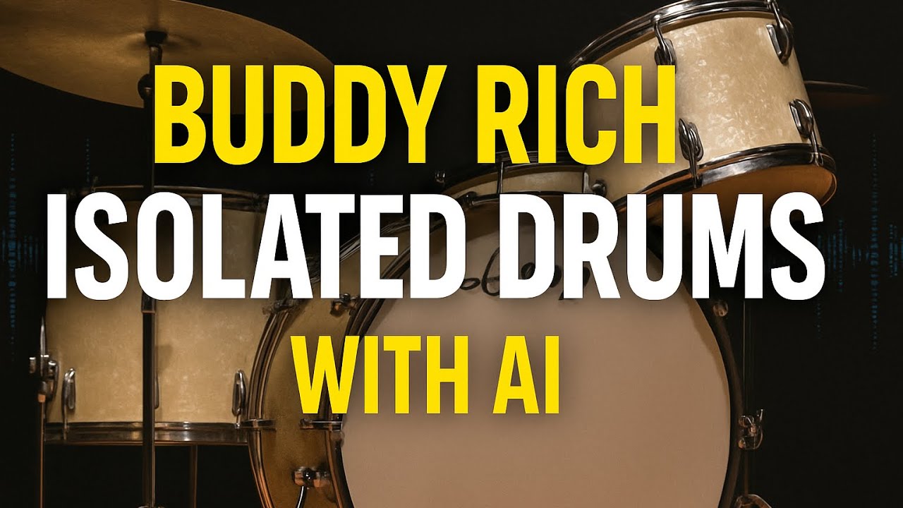 Buddy Rich Like You’ve Never Heard Before – Drums Isolated with AI 🥁