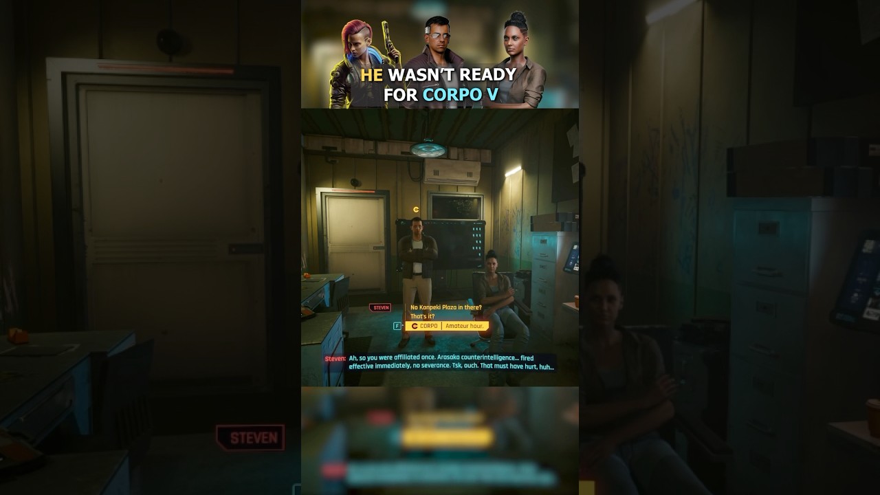 Yes&hellip; Corpo V can&rsquo;t believe this either #shorts #cyberpunk