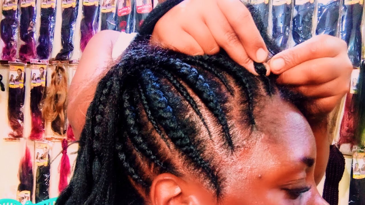 HOW TO: SMALL AND BIG PENCIL / CORNROW FOR BEGINNERS / FRIENDLY / NIFAH FACES AND HAIR