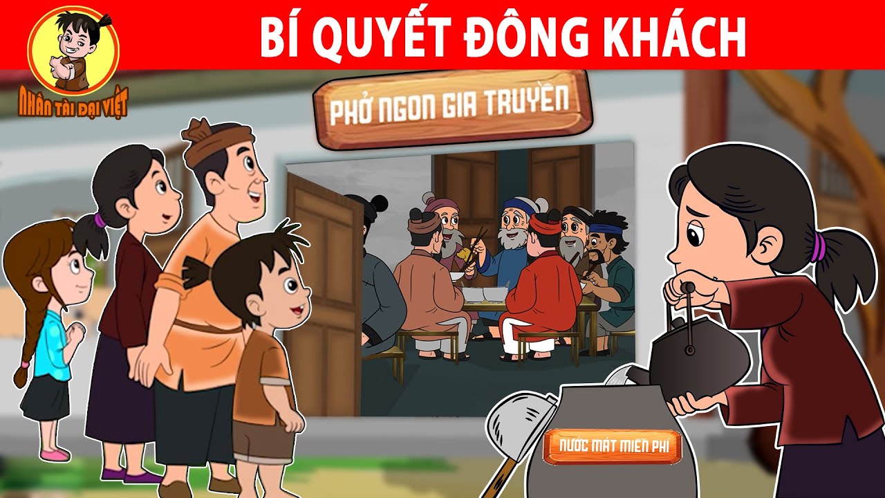 BÍ QUYẾT ĐÔNG KHÁCH - Nhân Tài Đại Việt - Phim hoạt hình - Truyện Cổ Tích Việt Nam