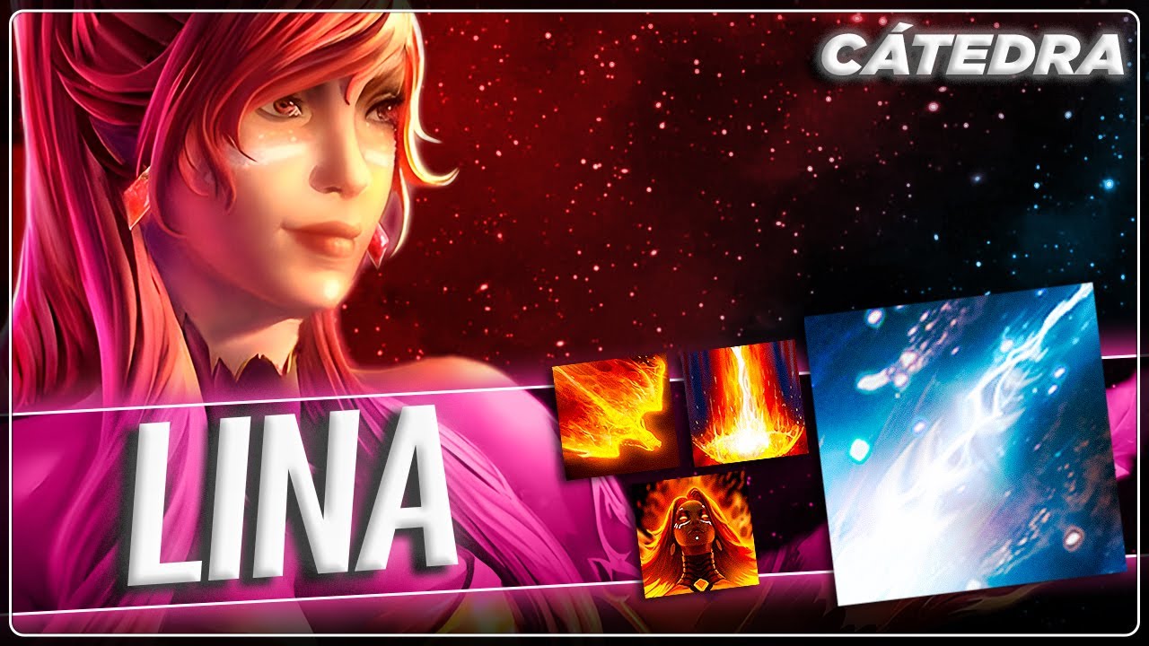 LINA EL HEROE QUE HACE 4000 DE DAÑO CON UN SOLO COMBO  Y MATA A CUALQUIERA #CÁTEDRA