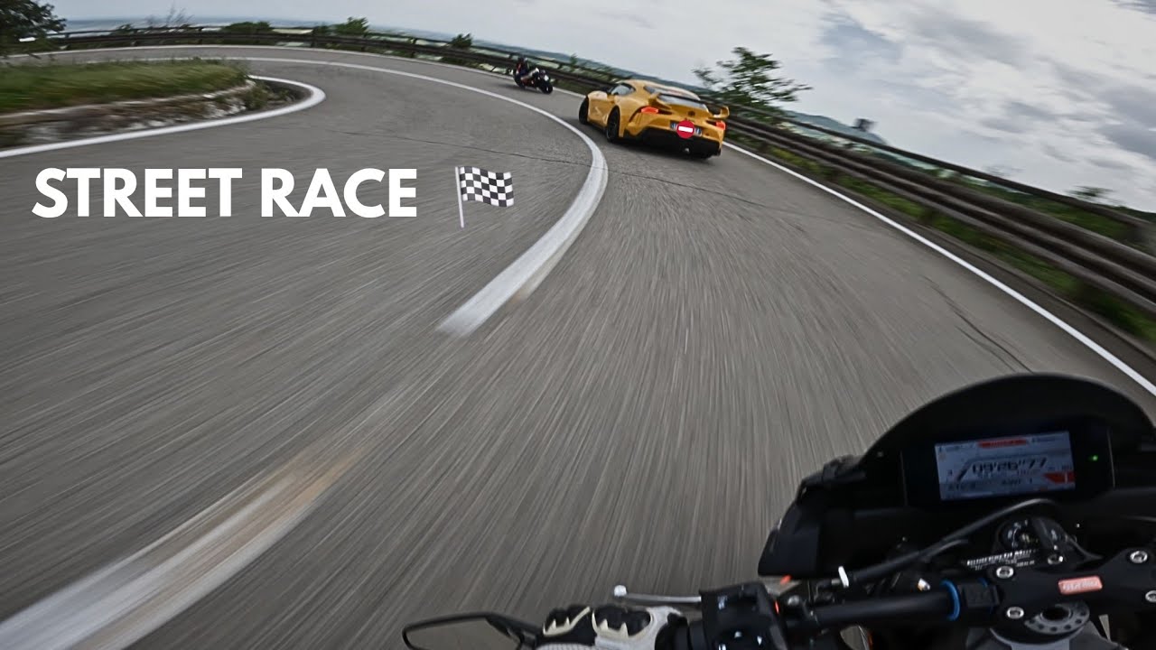 Aprilia tuono 1100 v4 Factory 🇮🇹 vs Yamaha R6 vs Toyota supra