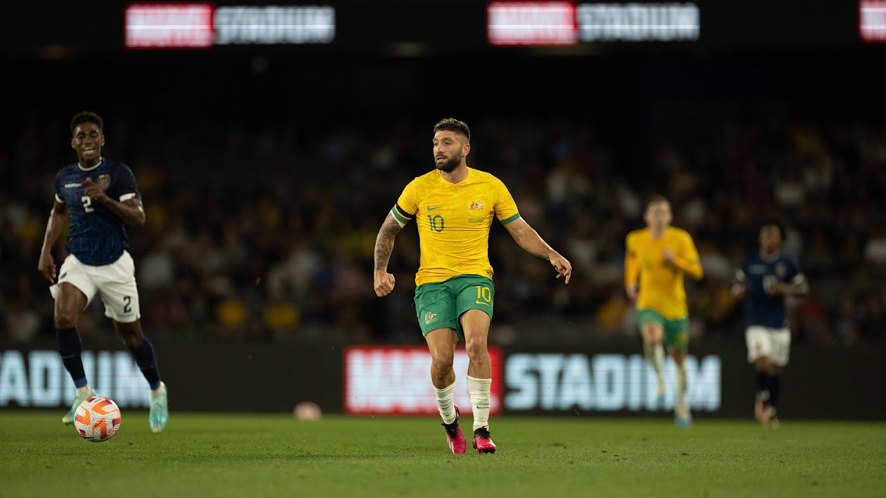 Brandon Borrello scores debut Socceroos goal