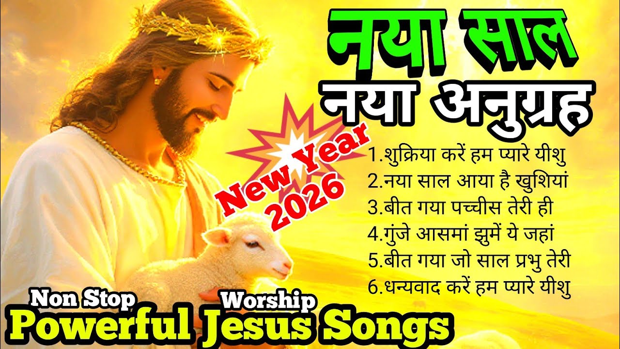 Naya Saal Naya Anugrah | Non Stop Collection | Powerful Hindi Jesus Worship New Year 2026 Songs 