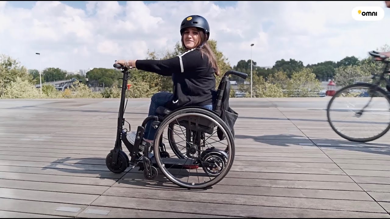 Omni - Motorisez votre fauteuil avec une trottinette électrique