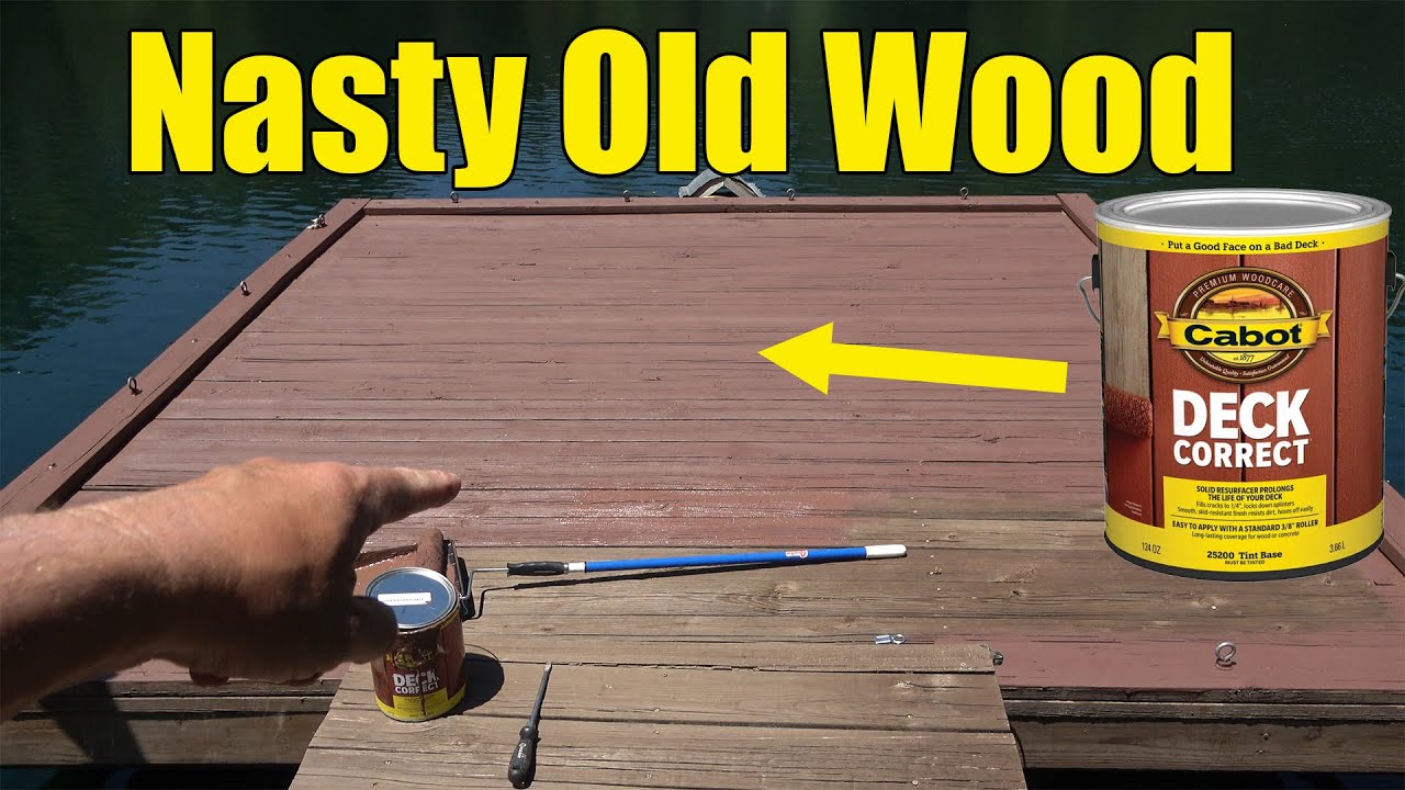 Old NASTY Deck Wood Stain - Cabot Deck Correct