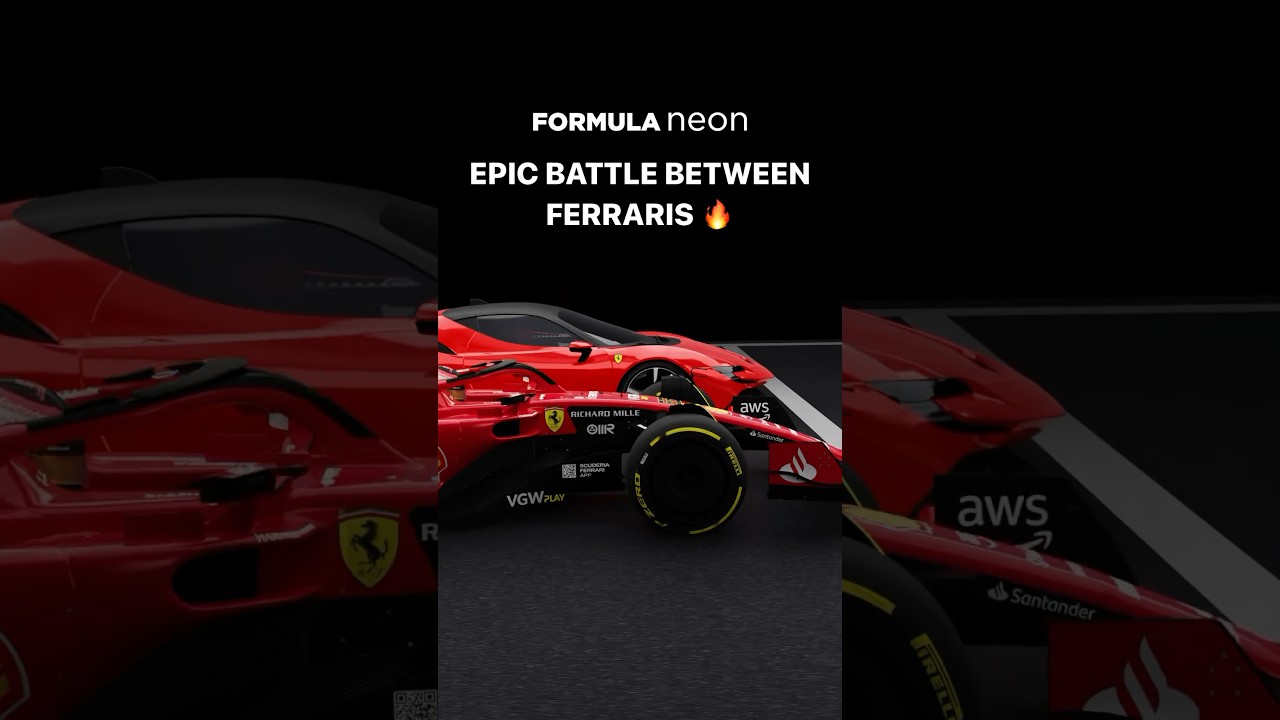 Two Ferraris, similar top speed, who wins?🫣#dragrace #sf90 #sf23 @ferrari @scuderiaferrari @leclerc