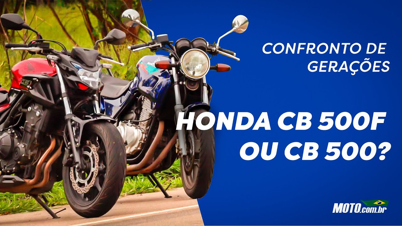 Honda CB 500F ou CB 500? Confronto de gerações - MOTO.com.br