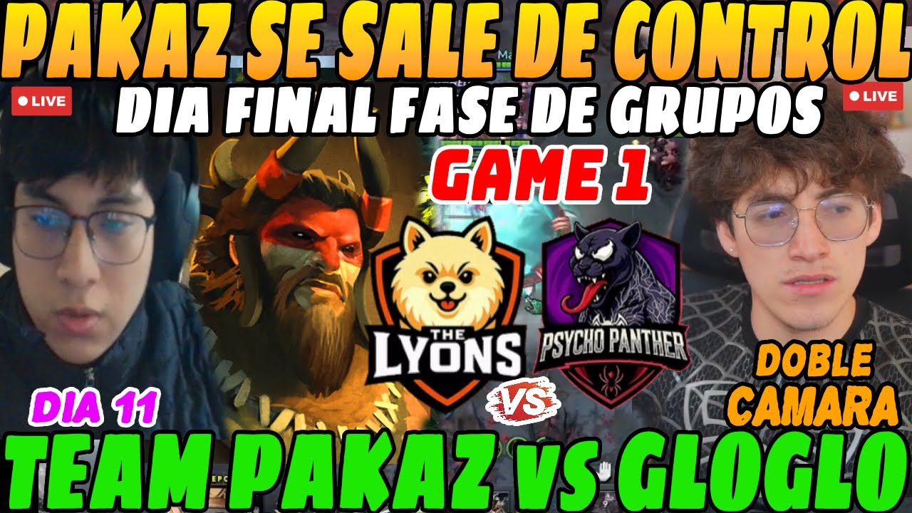 😲Team PAKAZ vs Team GLOGLO, D&iacute;a final de la FASE de GRUPOS ZEEINTERNACIONAL 2 D&iacute;a 11😲| GAME 1😲