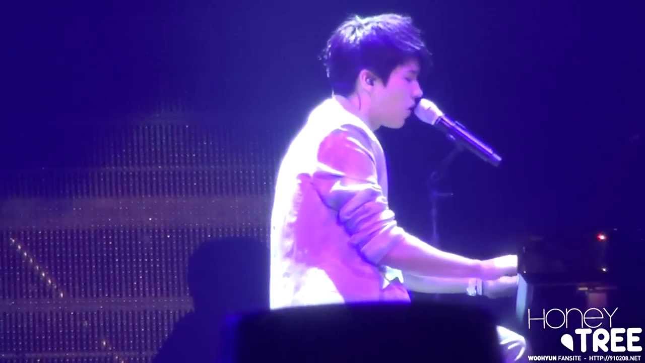 140228 INFINITE [ONE GREAT STEP] RETURNS / WOOHYUN SOLO - 눈을감으면