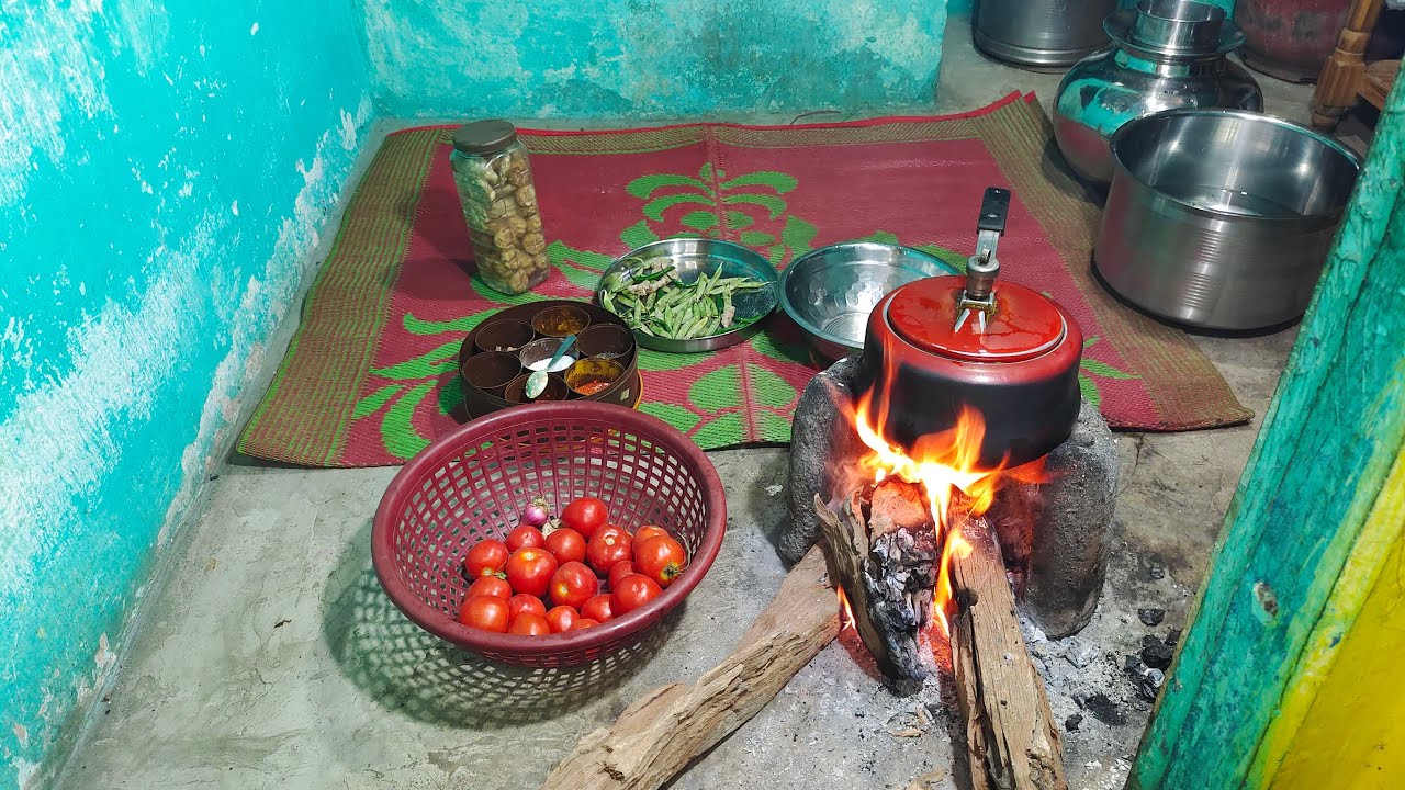 Chulhe ka khana #cooking #live