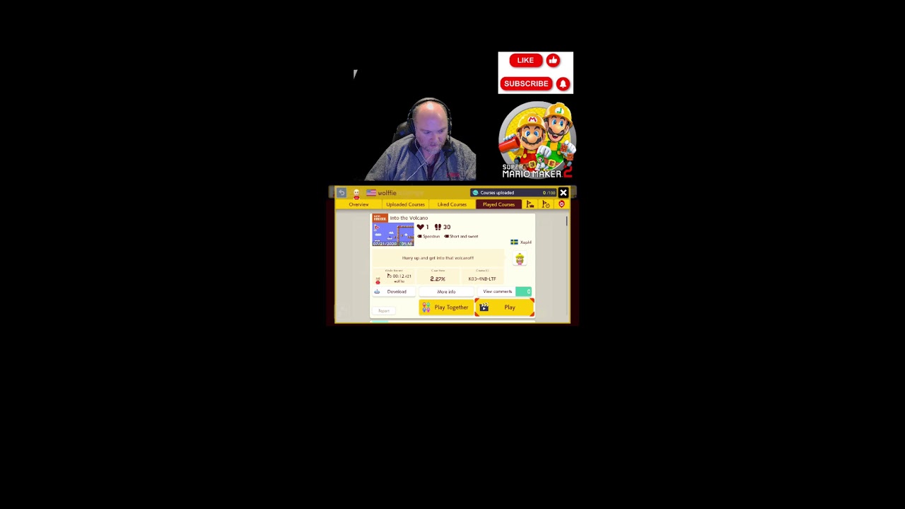 Super Mario Maker 2 Endless Expert VERTICAL