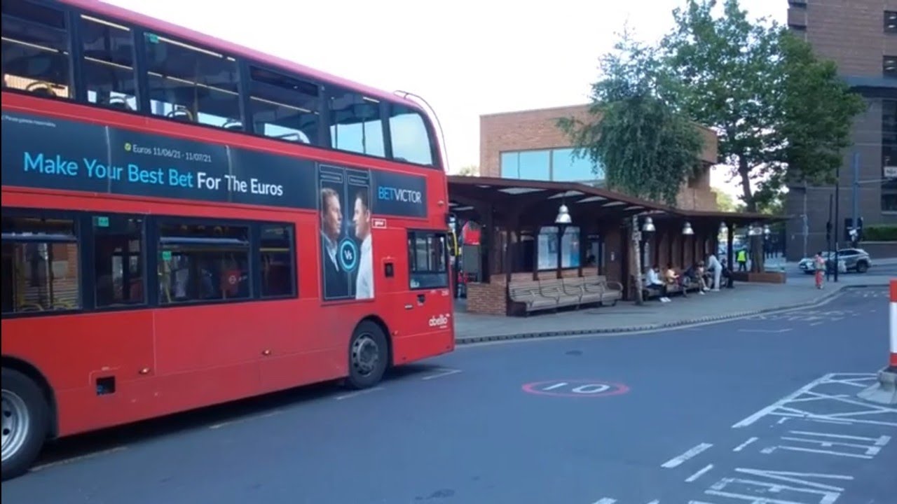West croydon bus station including trams 10.8.21