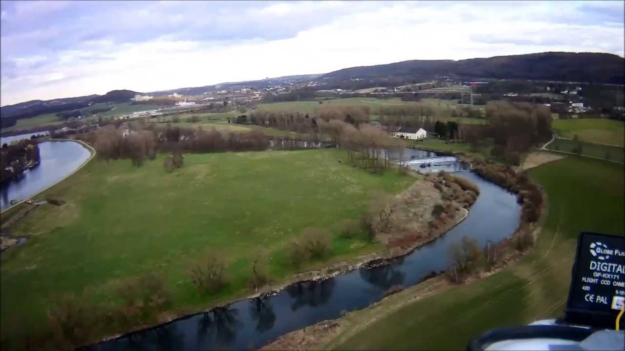 Flug &uuml;ber den Ruhrwiesen
