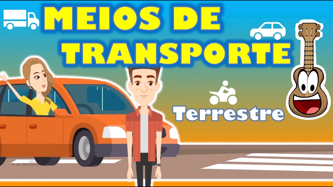 Meios de Transporte - Terrestre | Vídeo Educativo Infantil para Crianças e Bebês |LUKALELE|Português