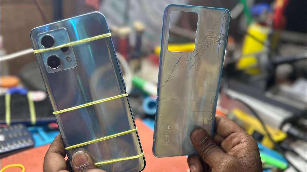 Realme 9 pro plus back glass change review #review #repairing 