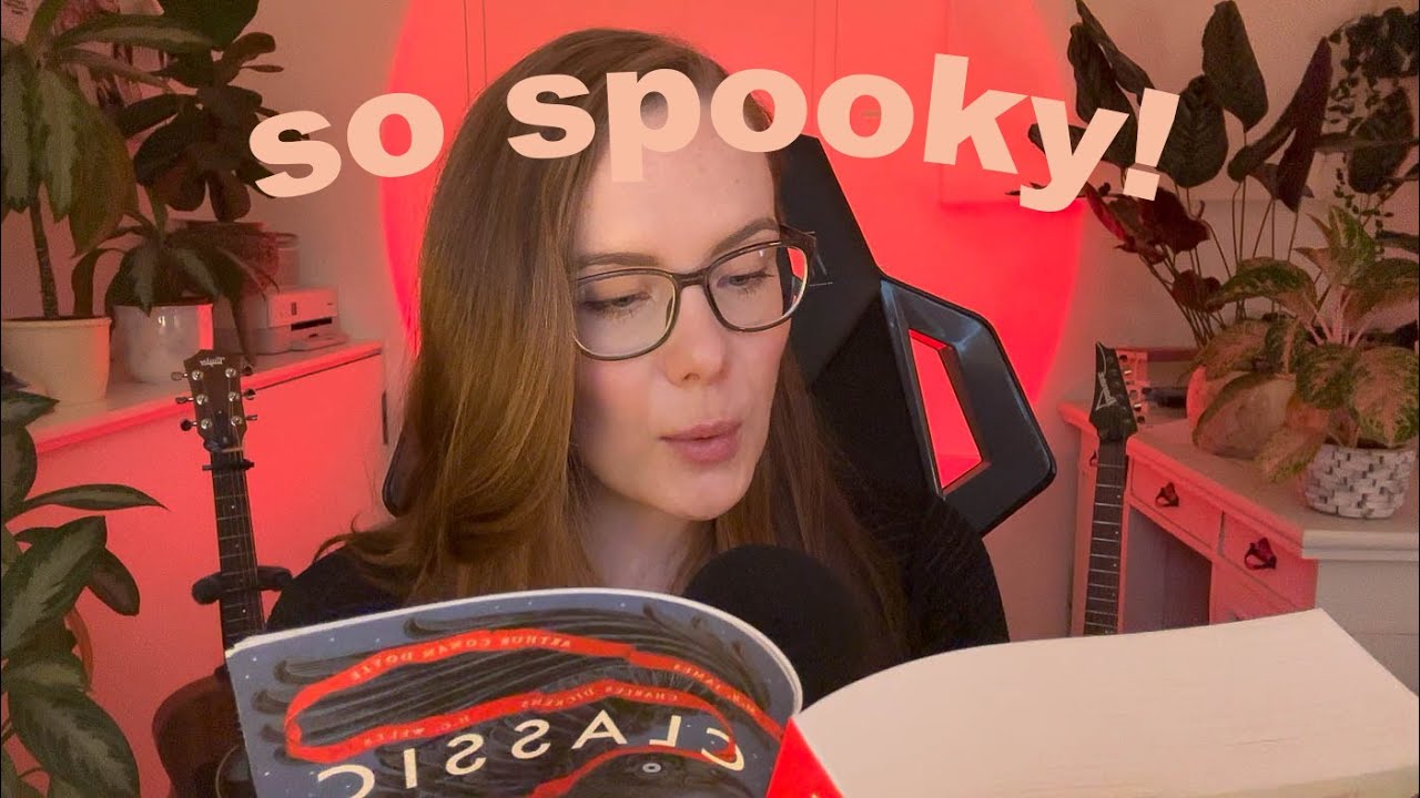 ASMR reading ghost stories to you 👻