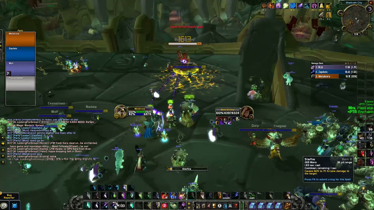 TBC BETA BLOODLUST+POWER INFUSION+DRUMS STACK