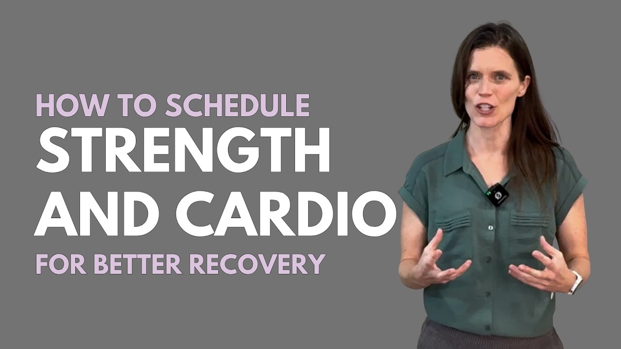 How to Schedule Strength and Cardio for Better Recovery