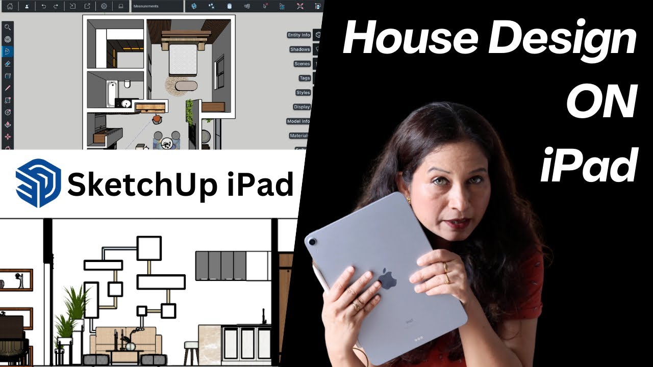 House Design on iPad Using SketchUp - Masterclass Tutorial