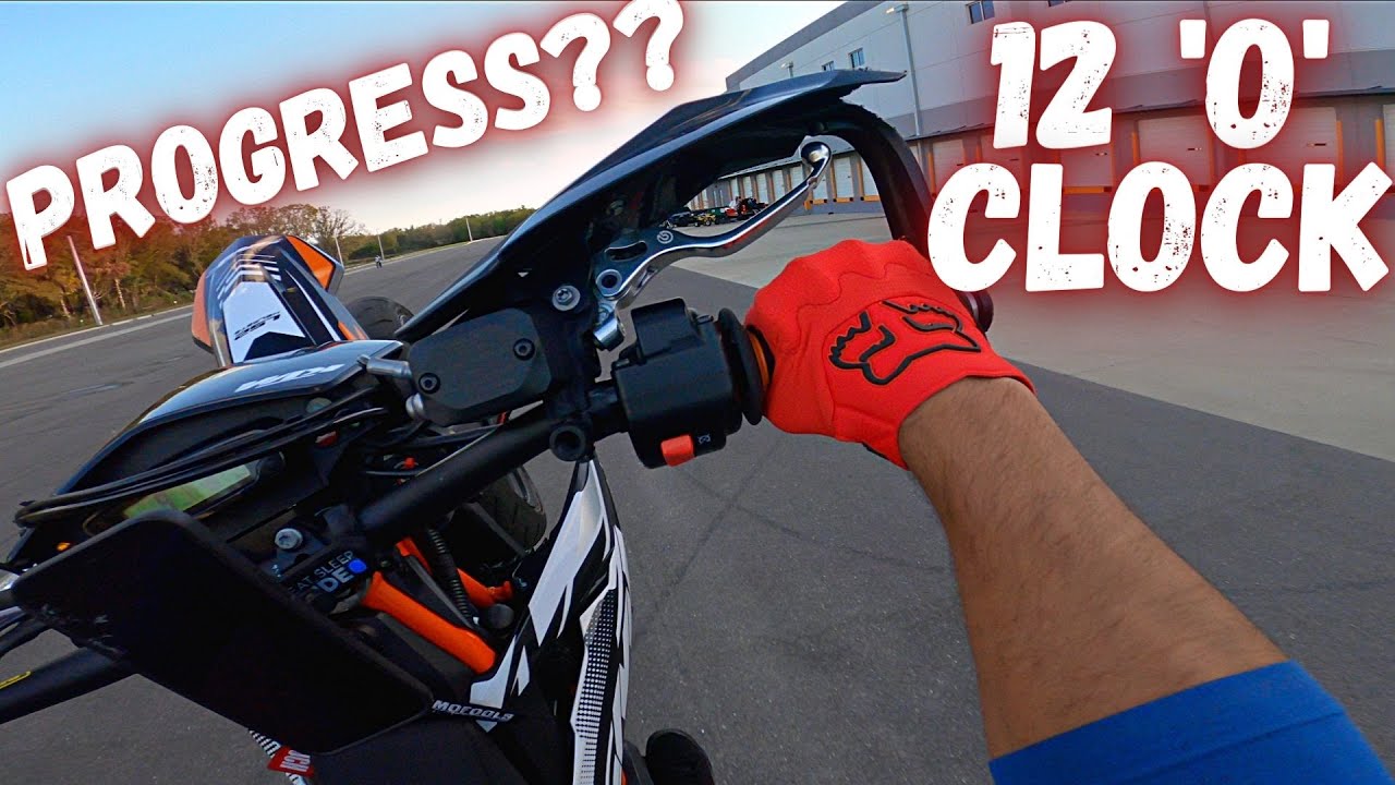 PRACTICING WHEELIES ON MY 2020 KTM 690 | Mr2Moto