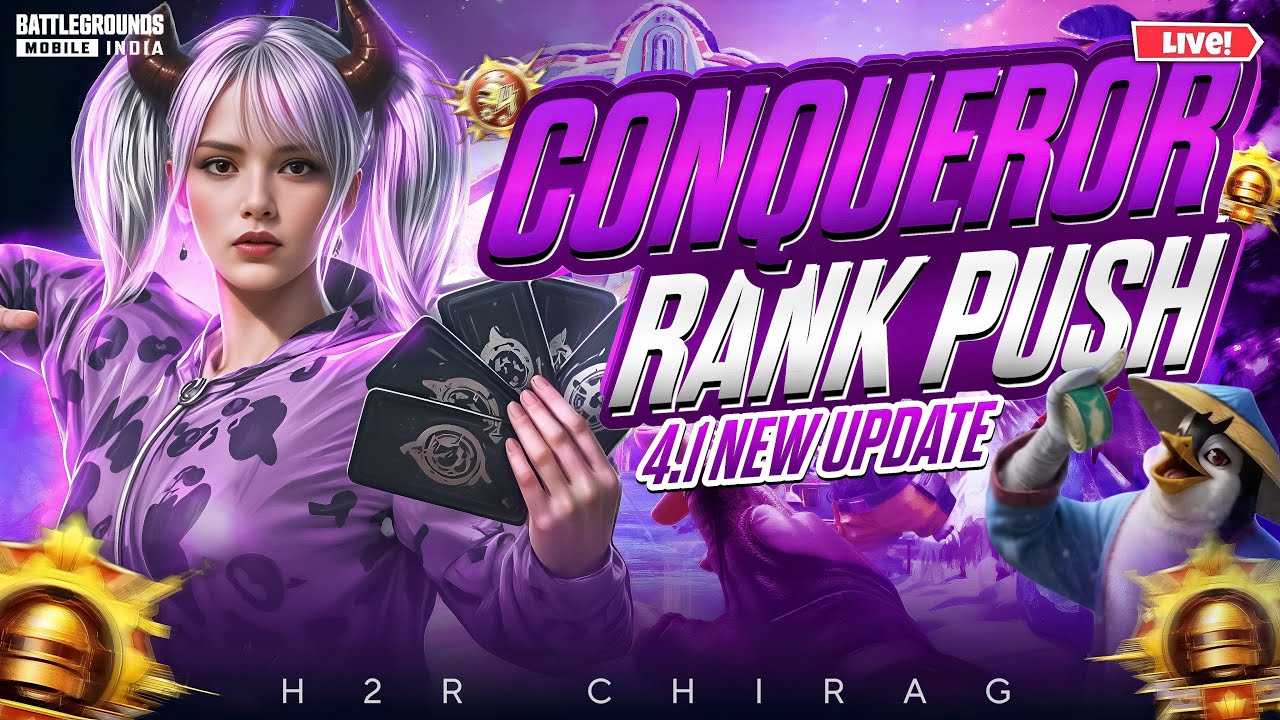 Top 100 Solo Conqueror 🔥New Season C9S26  90 FPS | BGMI LIVE