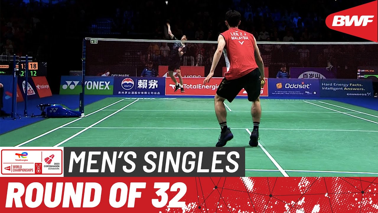 BWF World Championships 2023 | Brian Yang (CAN) vs. Lee Zii Jia (MAS) | R32