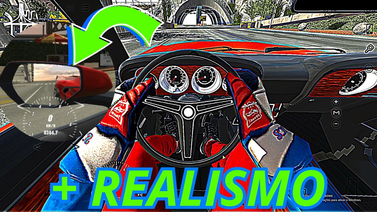 COMO ATIVAR O RETROVISOR REALISTA NO CAR PARKING MULTIPLAYER