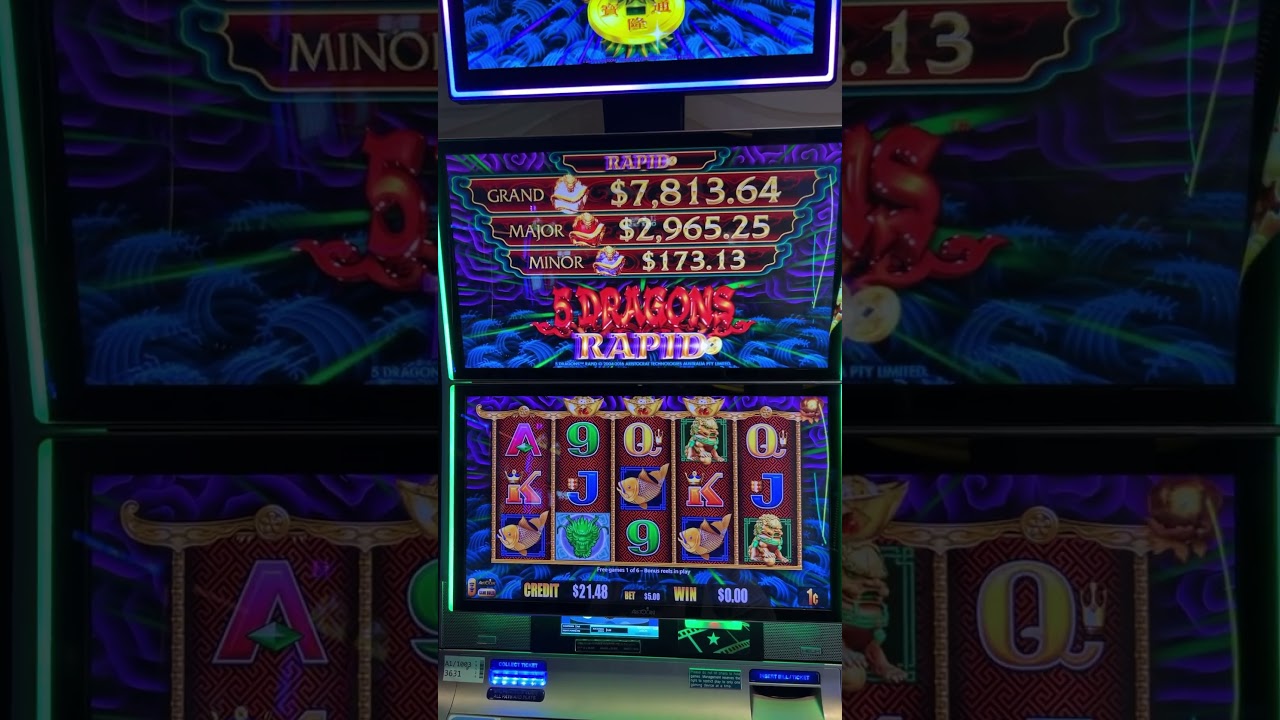 5 dragons Rapid 🐉 slots #slots #highroller