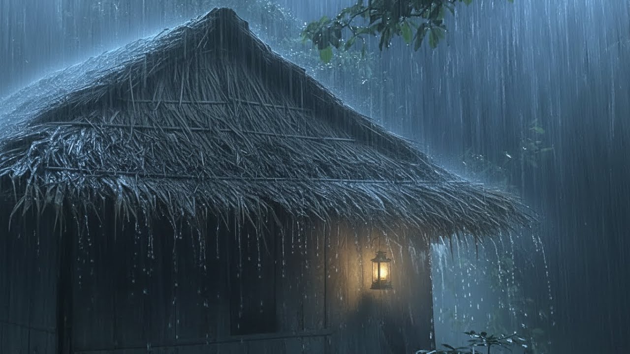 No Ads Rain Sounds for Sleeping - ASMR Rain and Thunder Sounds For Sleeping, Relaxing